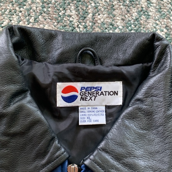 Vintage Pepsi Leather Jacket. Size XL. - Picture 3 of 8